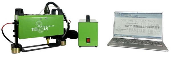 Картинка Портативный ударно-точечный маркиратор МРП-1550USB (150x50 мм)
