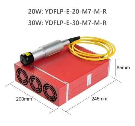 Картинка YDFLP-20-C-M7-S-R. Лазерный источник 20Вт JPT