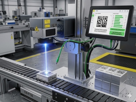 Картинка Конвейерный лазерный маркиратор (датер) ультрафиолетовый МЛС-Fly UV