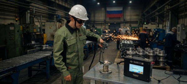 Картинка Ручной лазерный маркиратор МЛП-30КМП4-А «Искра» (30 Вт)